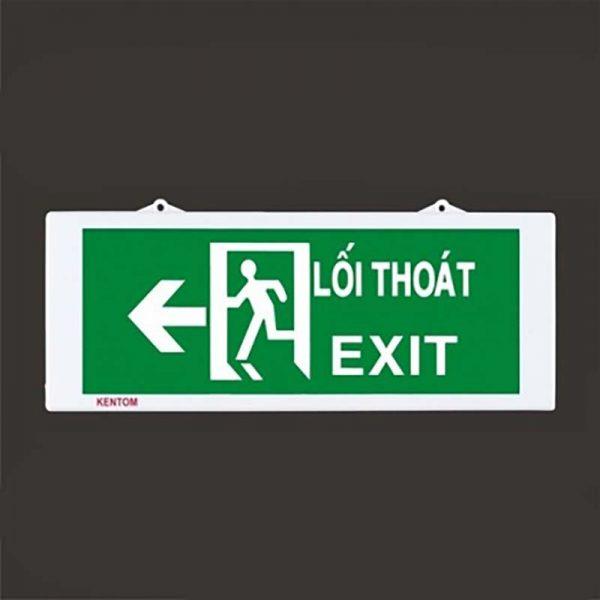 Đèn exit KENTOM 2 mặt chỉ hướng