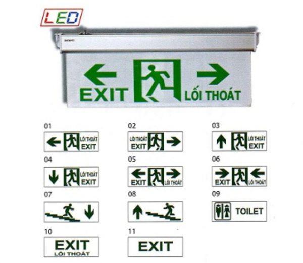 Đèn exit KENTOM 1 mặt loại chống ăn mòn