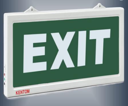 Đèn exit KENTOM 2 mặt không chỉ hướng