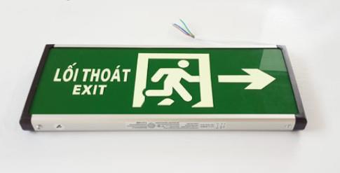 Đèn Exit kính chỉ hướng Lilang