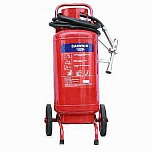 Bình chữa cháy xe đẩy bột BC 35kg Samwoo