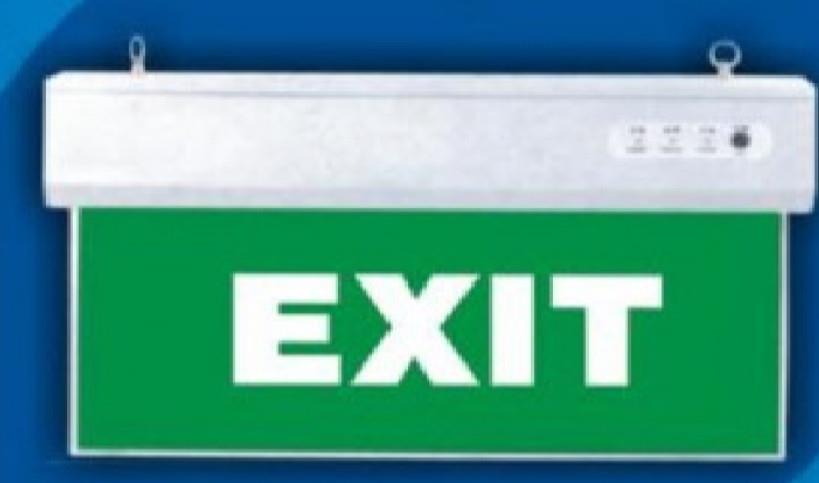 Đèn exit PEXJ22SC treo trần 2 mặt loại 5w