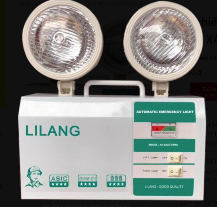 Đèn chiếu sáng sự cố Lilang XA-ZAZD-E3WA