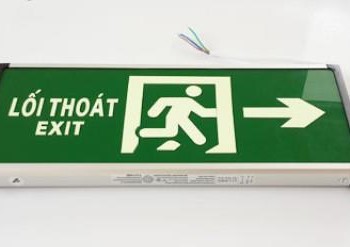 Đèn Exit kính chỉ hướng Lilang