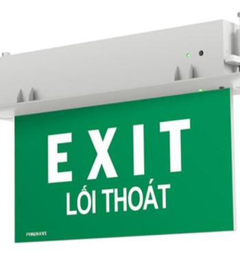 Đèn Exit thoát hiểm Paragon PEXL26U loại âm trần